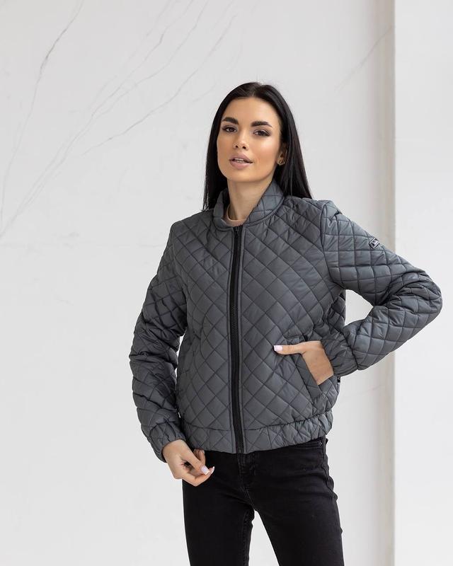 Куртка бомбер весна стьобана — ціна 1190 грн у каталозі Куртки Купити ...