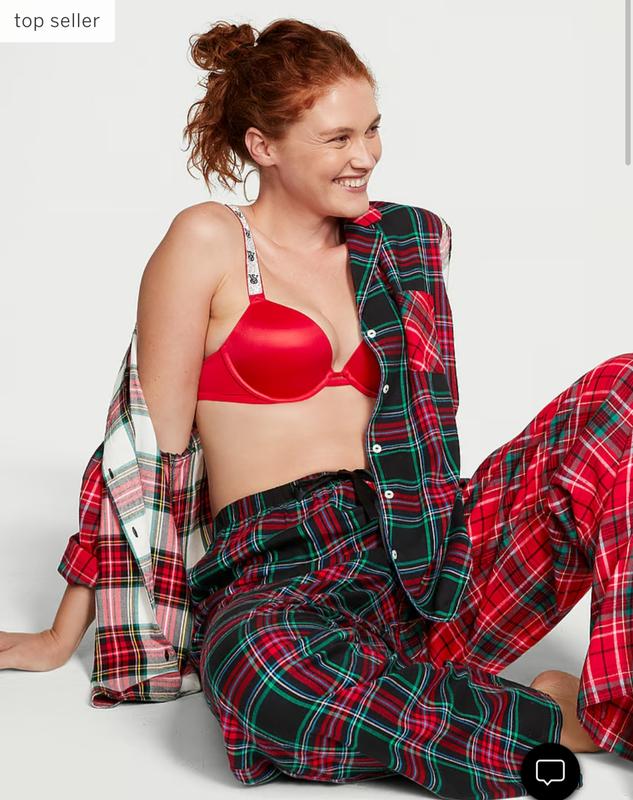 victoria s secret flannel pj set print. 1649 145593735