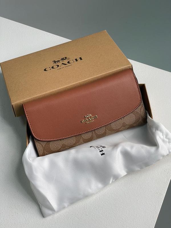 coach signature pvc slim envelope wallet brown 88127 1790 145599797 Bolso COACH