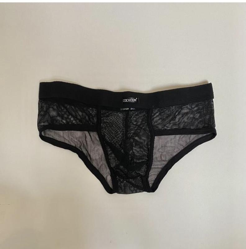 Крутые мужские черные сетчатые трусы — цена 120 грн в каталоге Трусы ...
