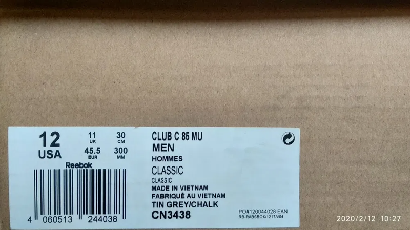 Кроссовки reebok club c 85 (cn3438) (оригинал): купить по доступной цене в Киеве и Украине | SHAFA.ua