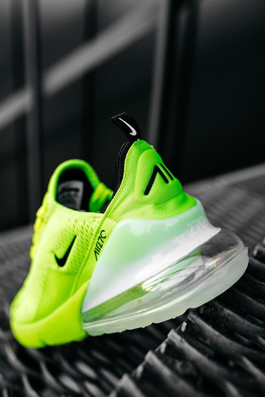 Nike air max 270 green neon/white (кроссовки зеленые яркие неоновые найк) —  цена 1450 грн в каталоге Кроссовки ✓ Купить мужские вещи по доступной цене  на Шафе | Украина #41533567