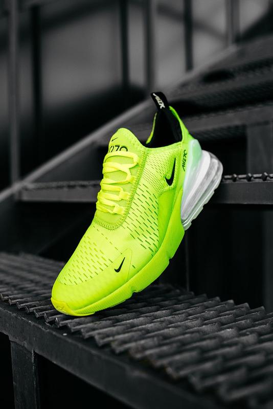 Nike air max 270 green neon/white (кроссовки зеленые яркие неоновые найк) —  цена 1450 грн в каталоге Кроссовки ✓ Купить мужские вещи по доступной цене  на Шафе | Украина #41533567