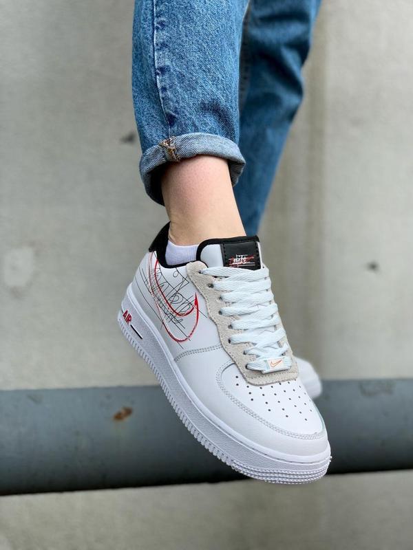 nike air force 1 low script