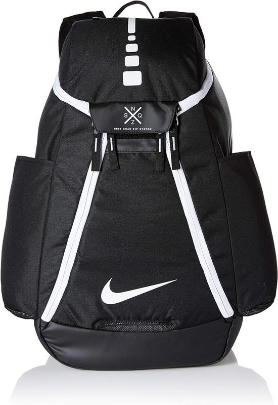 Nike hoops elite max air 2.0 backpack black and gold on sale