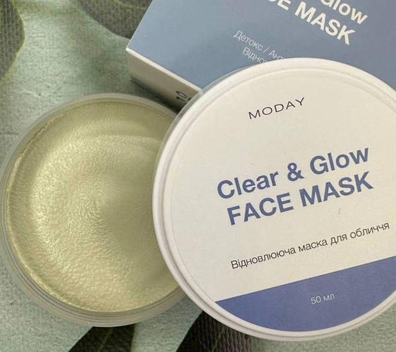 Восстанавливающая маска-антистресс для лица moday clear & glow face ...
