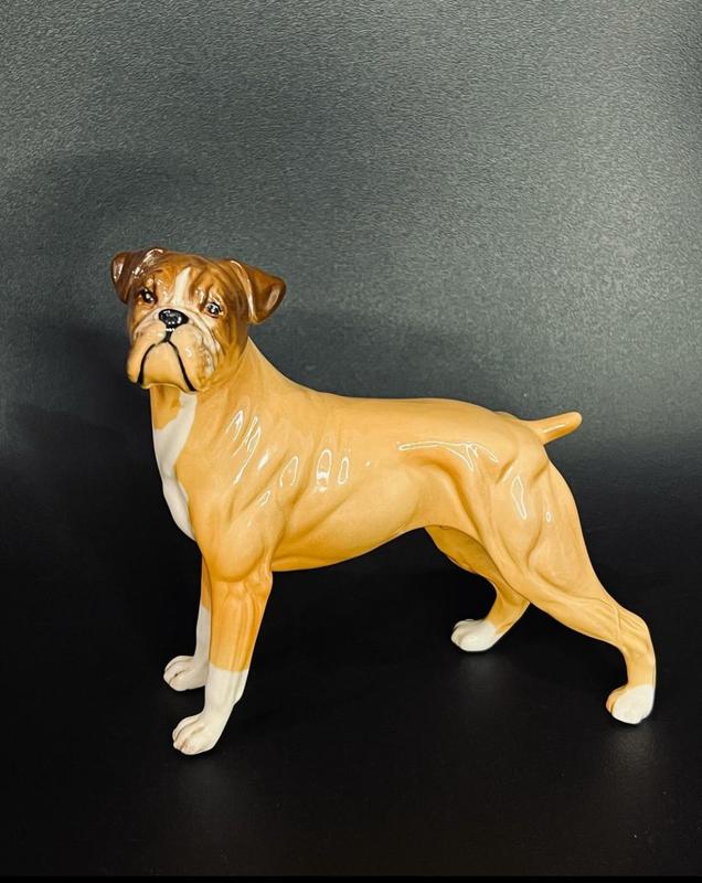 Фарфоровая статуэтка собака боксер royal doulton — цена 1600 грн в ...
