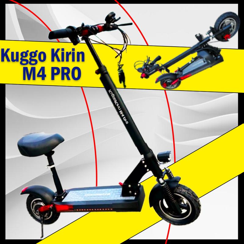 Электросамокат kugoo kirin m4 pro, для взрослых 120-150 кг, складной ...
