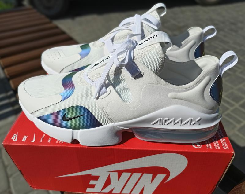 nike air max infinity summit white