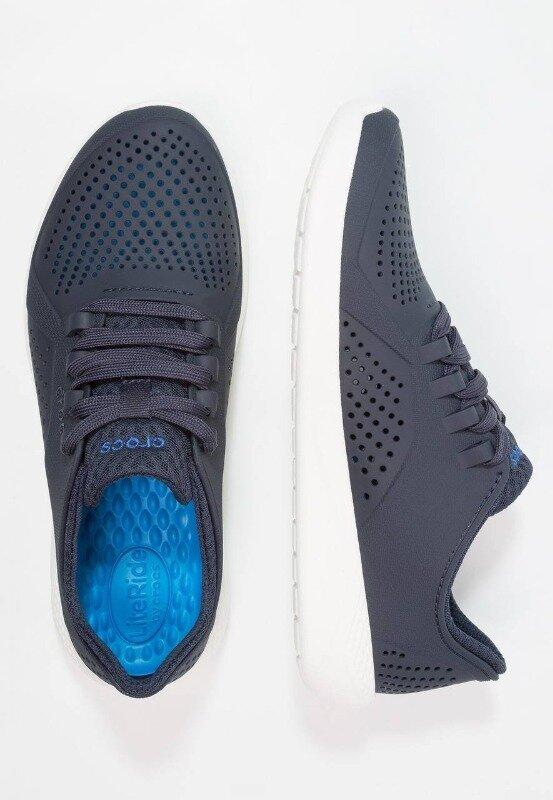 Крокс кроссовки лайтрайд пейсер синие crocs literide pacer navy/white ...