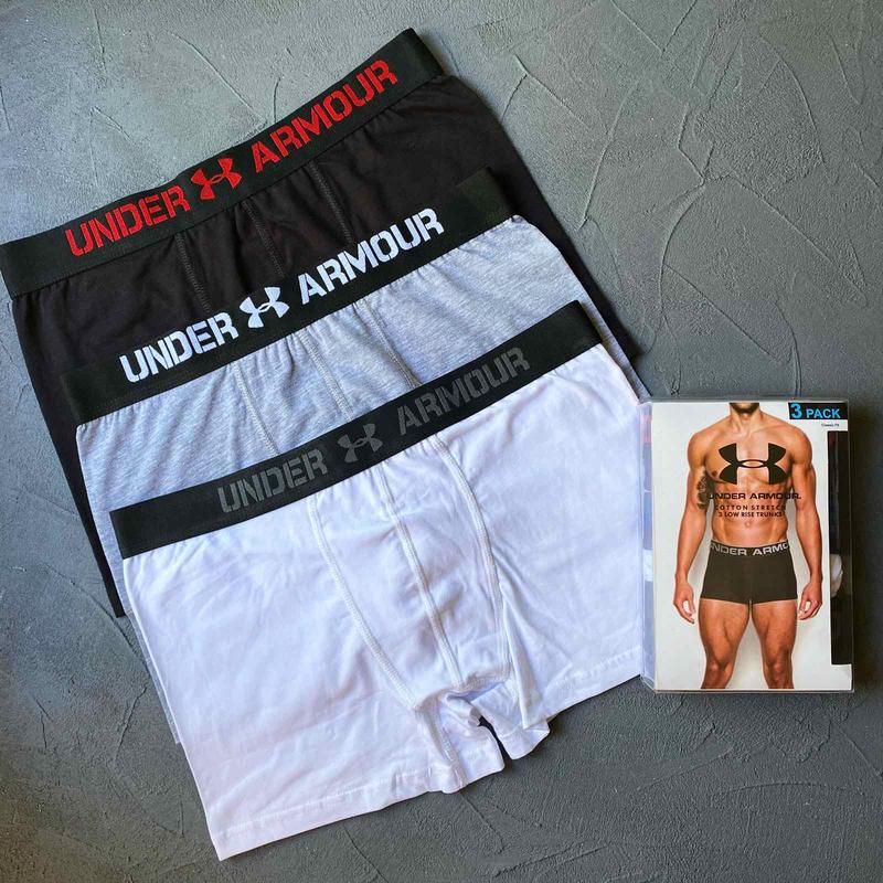 Мужские боксерки under armour трусы набор 3 шт — цена 450 грн в ...