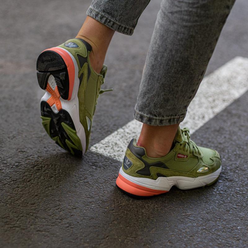 Adidas falcon green best sale