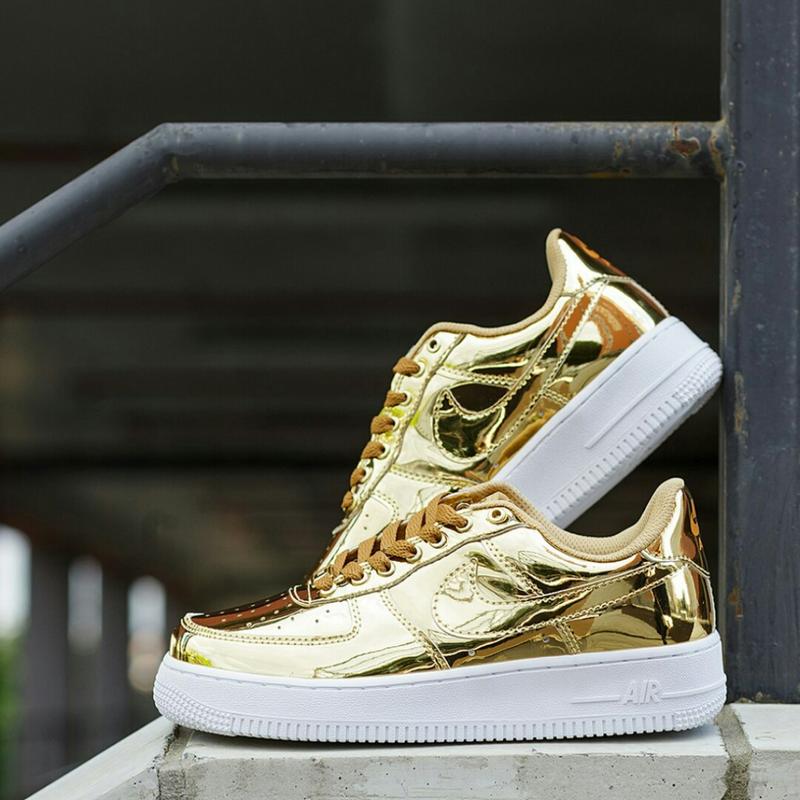 Air force 1 sp gold sales
