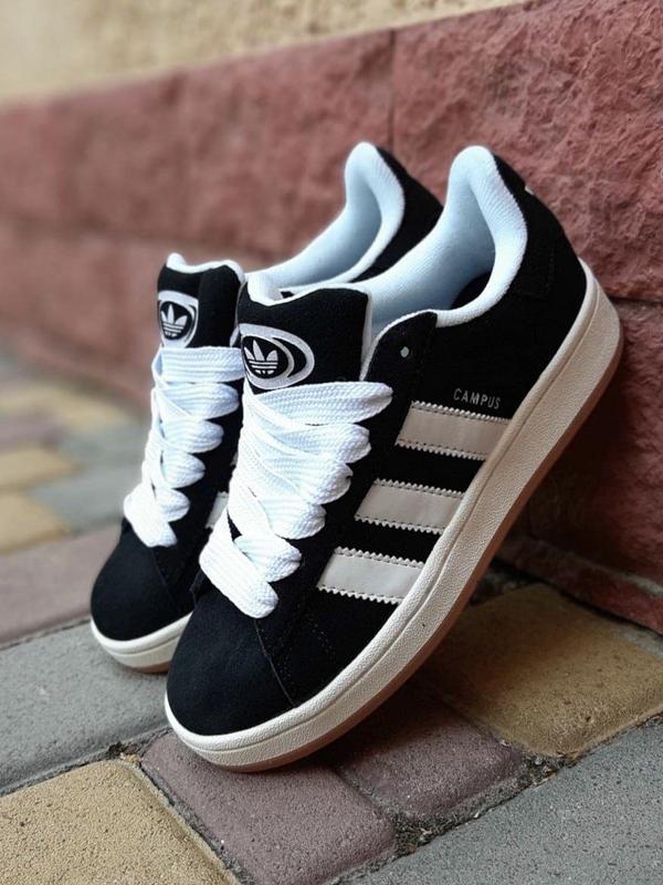 Мужские кроссовки adidas campus черные / адидас кампус/мужская ...