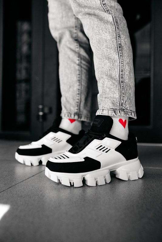 Prada cloudbust thunder white and black hotsell
