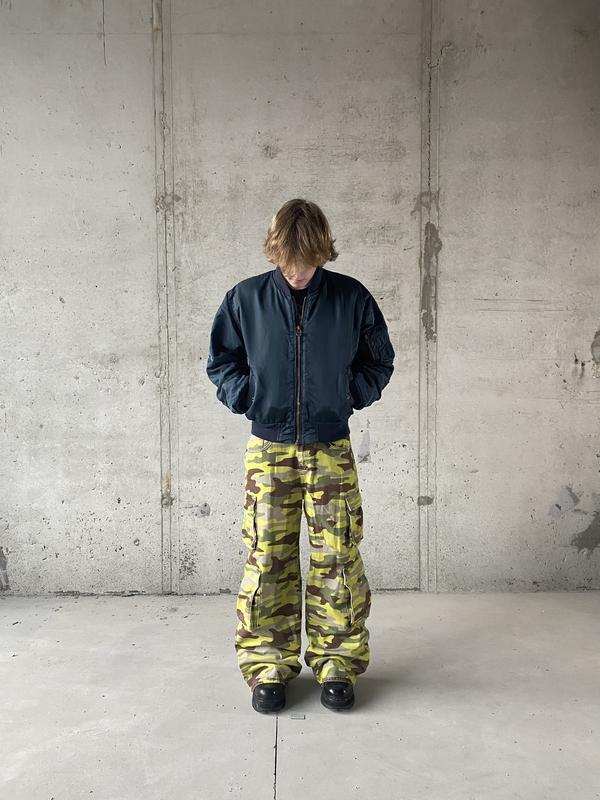 bomber かき混ぜる jacket ma1 archive Y2K opium 黒