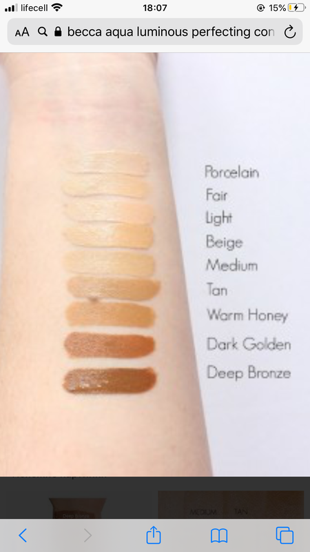 becca luminous concealer