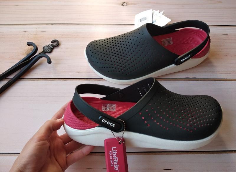 Crocs literide black red hotsell