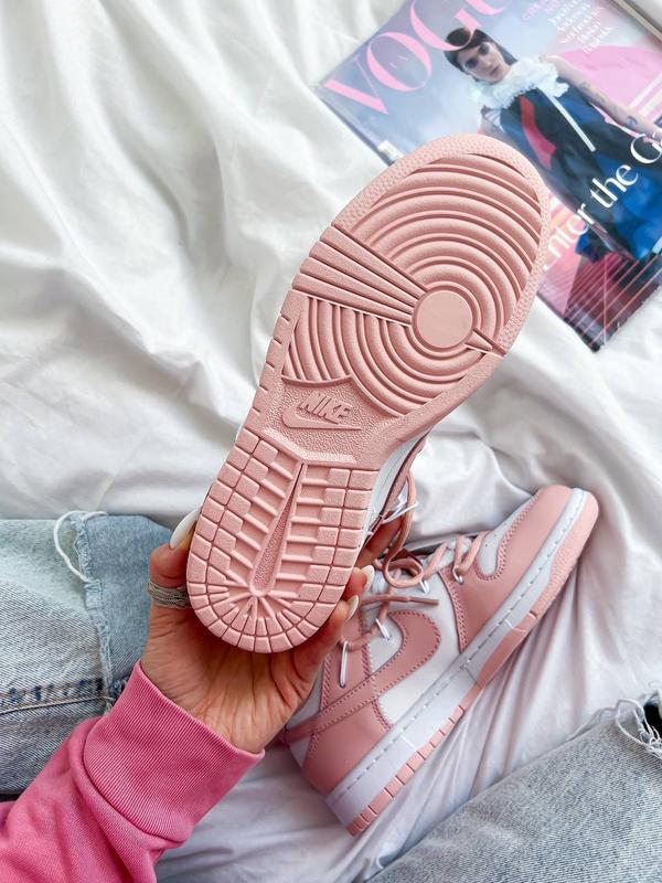 Sb dunk “sweet heart” крсовки найк розовые белые светоотража данки ...