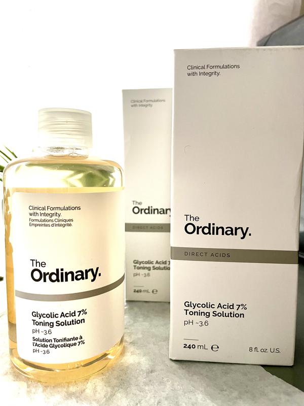 Обновляющий тоник с гликолевой кислотой 7% the ordinary glycolic acid 7 ...