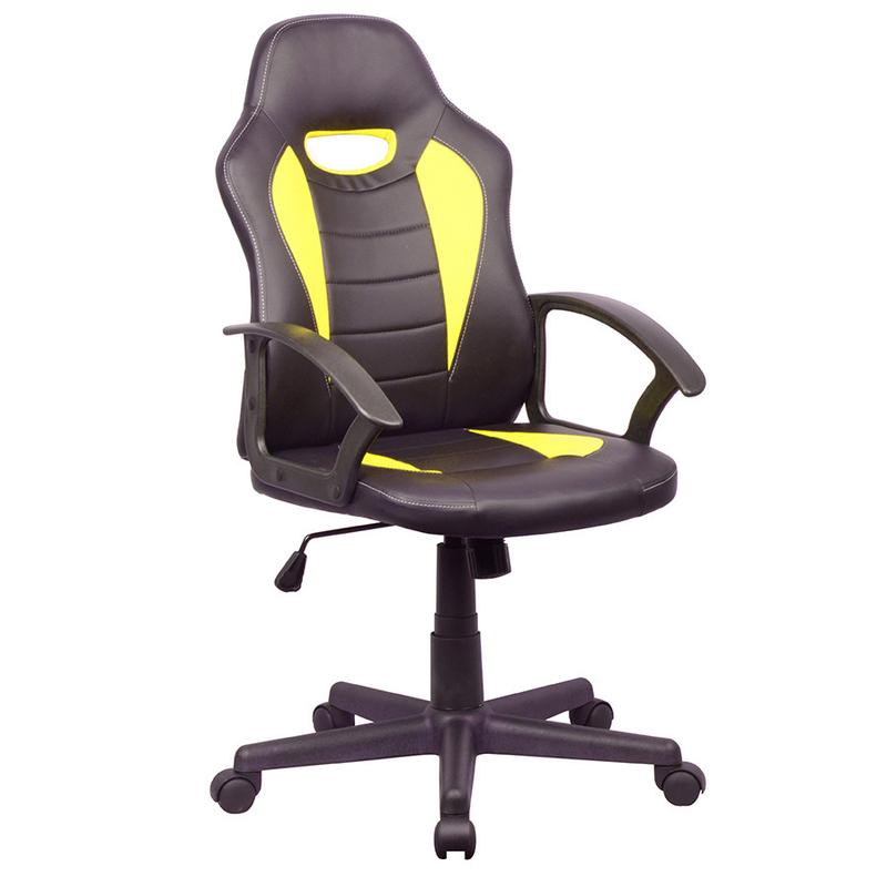 Подростковое компьютерное кресло winner black-yellow — цена 3190 грн в ...