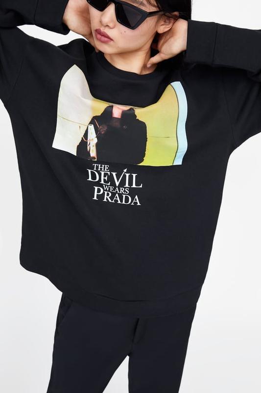 Свитшот bershka the devil wears prada — ціна 849 грн у каталозі Світшоти ✓  Купити жіночі речі за доступною ціною на Шафі | Україна #42938172