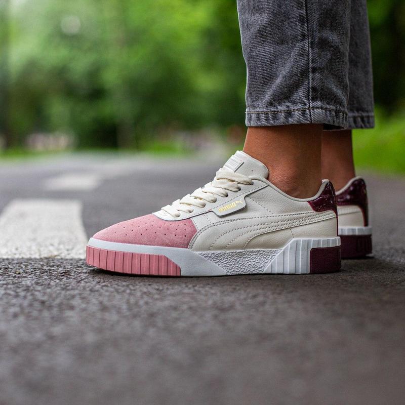 Puma cali rose et cheap rouge
