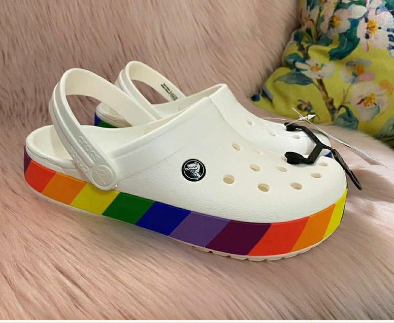 Crocband rainbow clearance