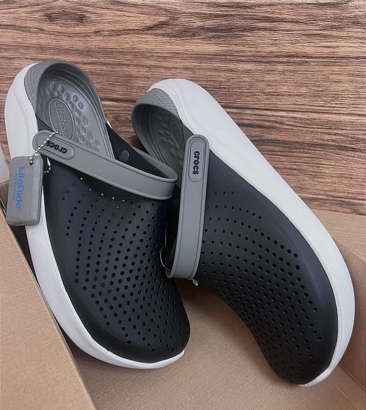 Crocs Women s LiteRide Stretch Sandals crocs literide clog black smoke 1395