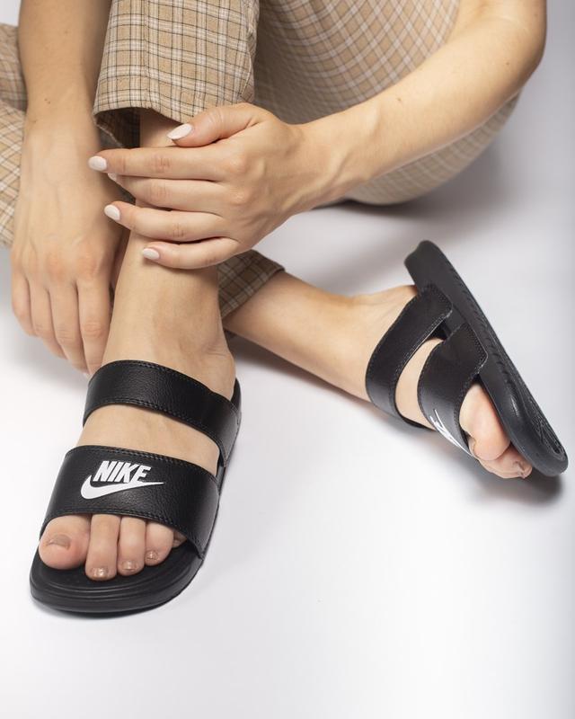 Тапки nike benassi duo ultra side black тапочки — цена 1410 грн в ...
