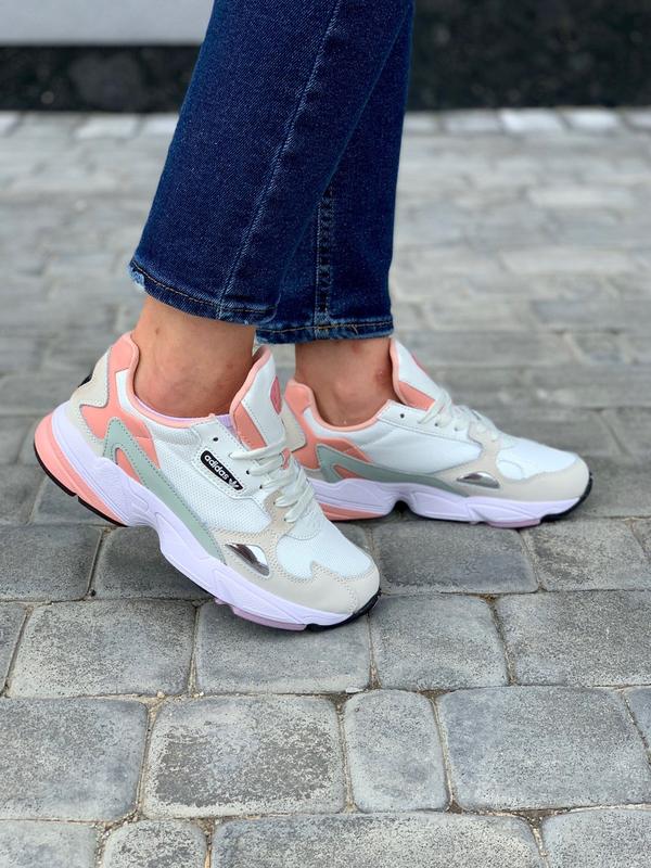 Adidas falcon white tint and best sale trace pink