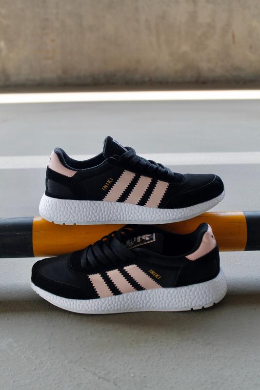 Adidas boost black and pink sale