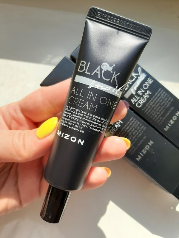mizon black snail all in one cream tube