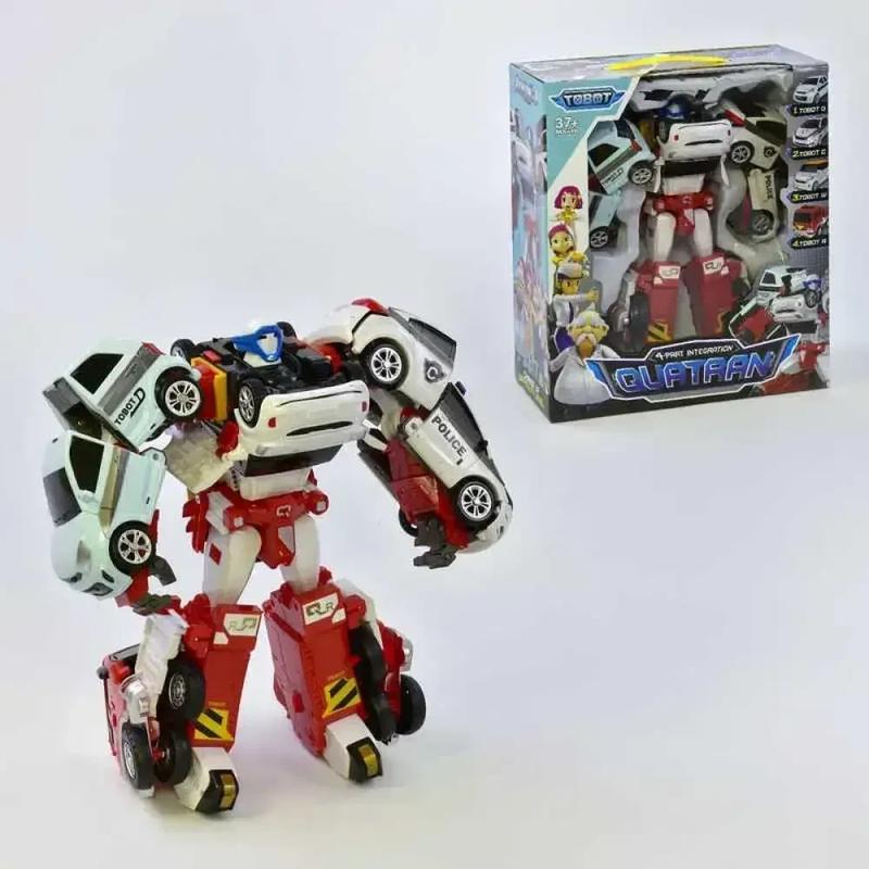 Тобот кватран quatran робот трансформер 518 , 4 машинки. тобот кватран ...