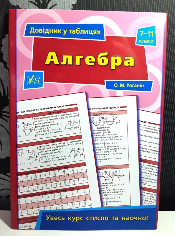 Алгебра 7-11 классы. справочник по таблицам. весь курс кратко и ...