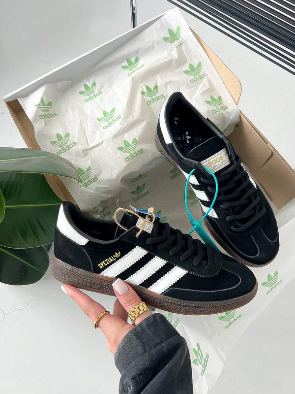 Adidas handball black best sale