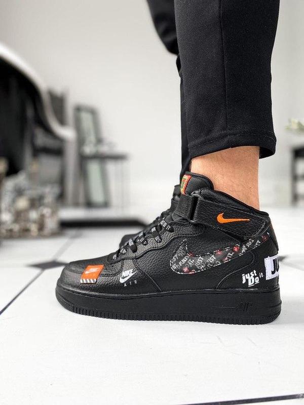 nike air force 1 high just do it pack black 2850 43339866