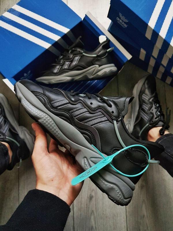 adidas ozweego black leather