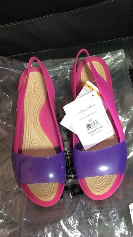 Босоножки оригинал crocs colorblock slingback flat w9, w10 р. 39, 40 — цена  850 грн в каталоге Босоножки ✓ Купить женские вещи по доступной цене на  Шафе | Украина #43521710