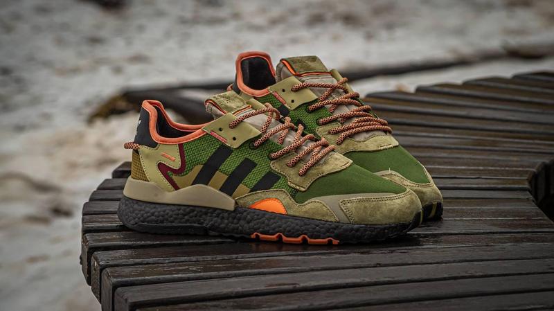 adidas nite jogger orange dark green 40 45 1211 Adidas 2740