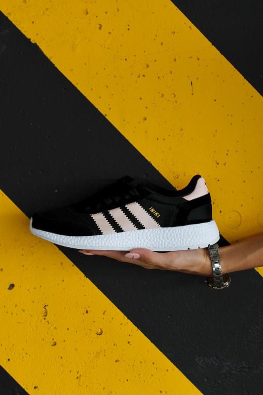 Adidas iniki black pink 2025
