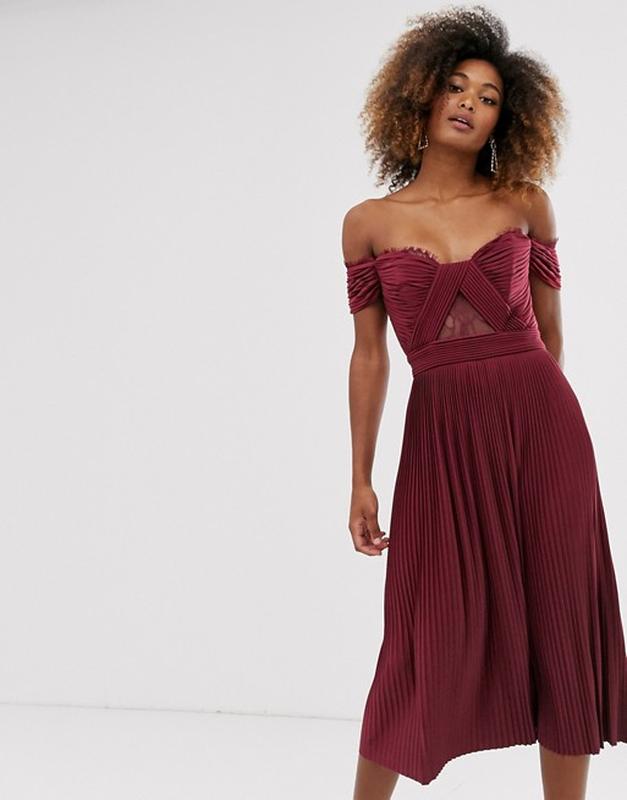 Сукня вечірня мереживо плісе asos — ціна 900 грн у каталозі Вечірні ...