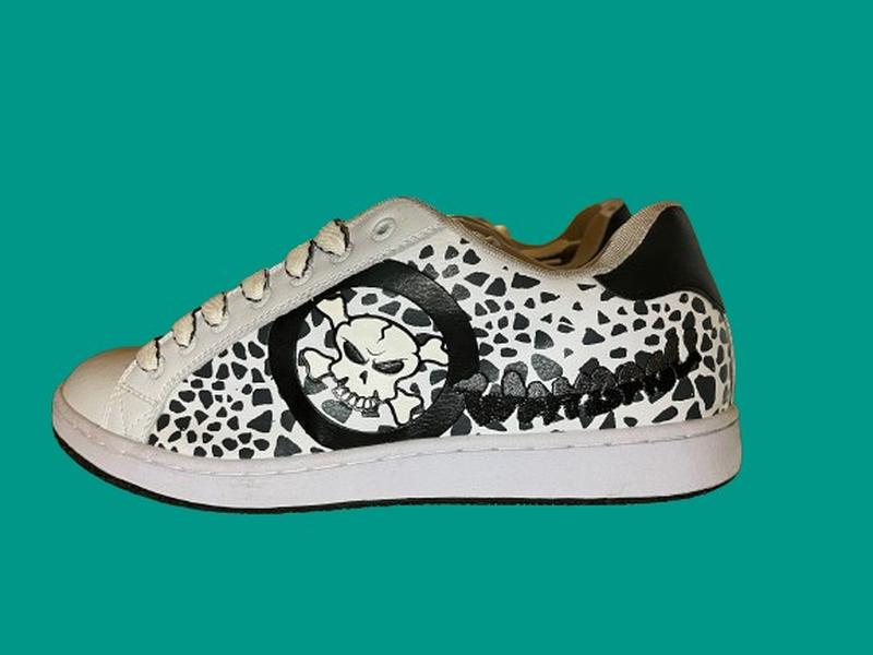 wakky Кросівки кеди wbl wishot checkerboard black/white дутий язик knu