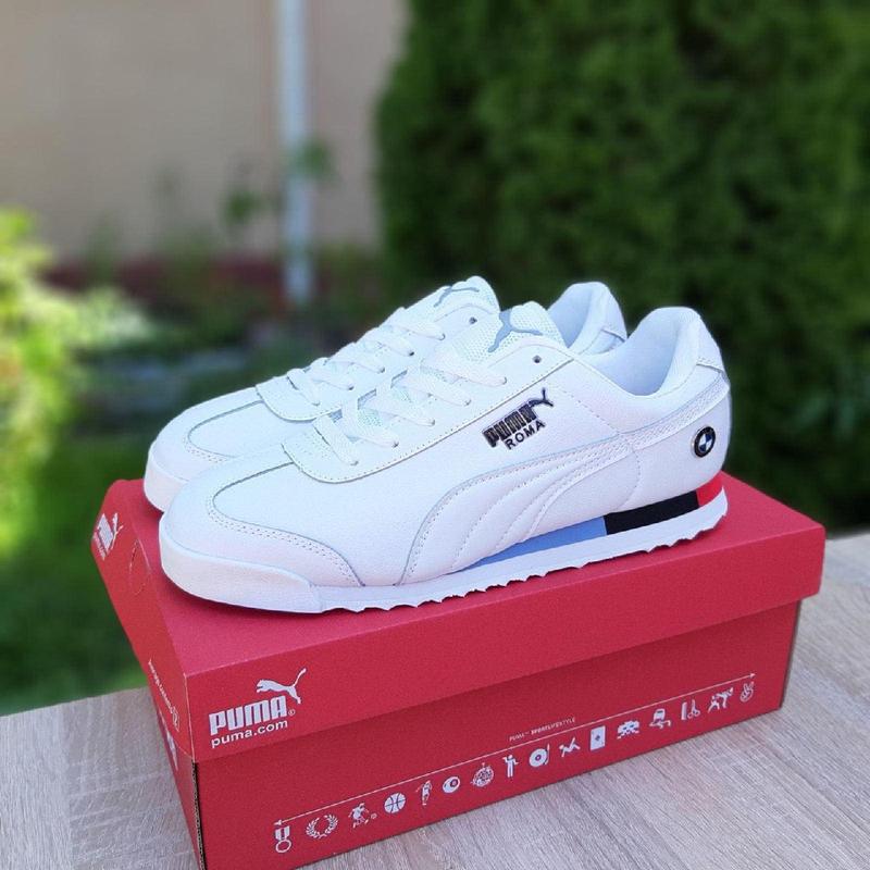 Puma roma top bmw white