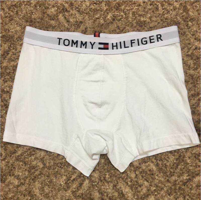Мужские базовые белые трусы tommy hilfiger боксеры коттоновые томми ...