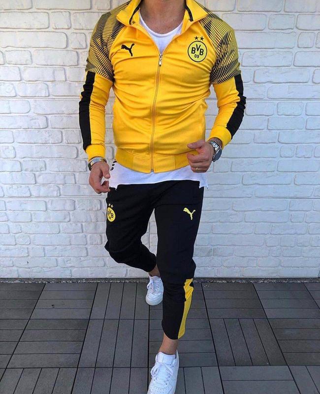 Спортивный костюм Puma мужской желтый