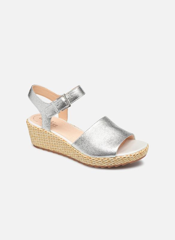 Босоножки, сандали clarks - silver 'kamara sun' mid wedge heel sandals —  цена 950 грн в каталоге Босоножки ✓ Купить женские вещи по доступной цене  на Шафе | Украина #44098698