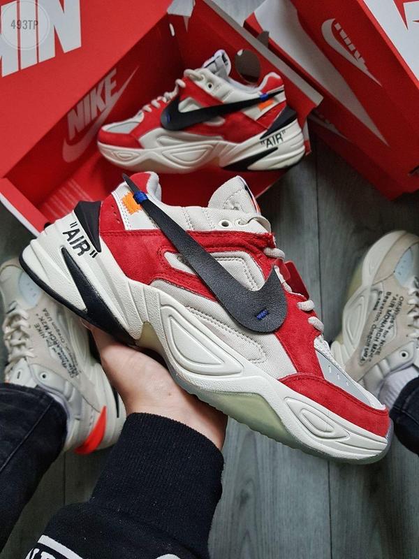 Nike m2k x off white best sale