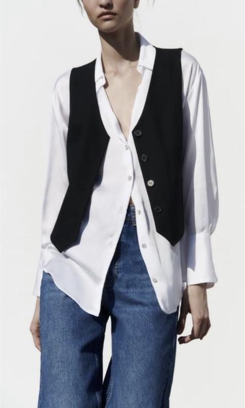 Zara классический жилет, жилетка — цена 1000 грн в каталоге Жилетки ...