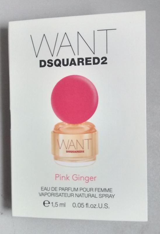 Пробник dsquared want pink ginger - купить по доступной цене в Украине |  SHAFA.ua
